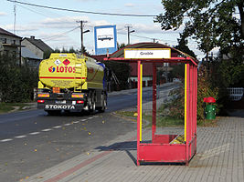 Groble - przystanek autobusowy