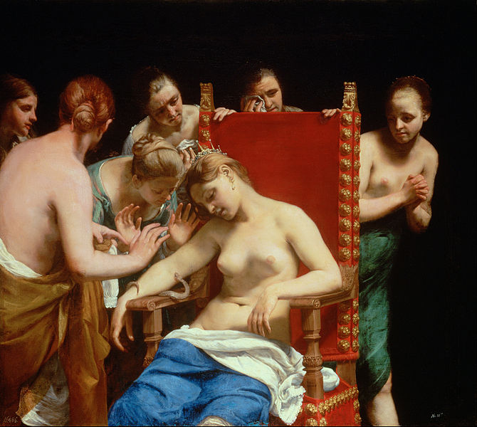 File:Guido Cagnacci, called Guido Canlassi - The Death of Cleopatra - Google Art Project.jpg