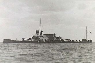 Off Bardia on 31 December 1940 HMS Ladybird 31-12-1940 Bardia AWM 005012.jpeg