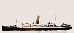 Пассажирское судно HMS Osmanieh затонуло 31 декабря 1917 года.