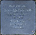 Hagenow Stolperstein Parkstraße 33 Meyerheim, Thea