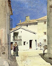 Hassam - a-street-in-denia-spain.jpg