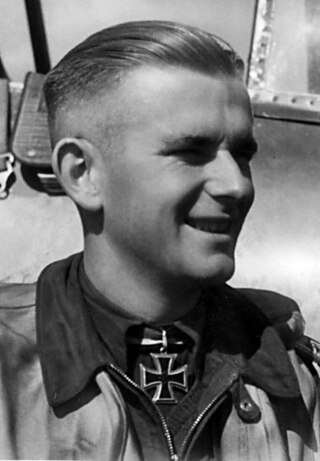 <span class="mw-page-title-main">Herbert Huppertz</span> German fighter ace and Knights Cross recipient