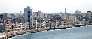 Malecón, Havana Broad esplanade, roadway and seawall in Havana, Cuba