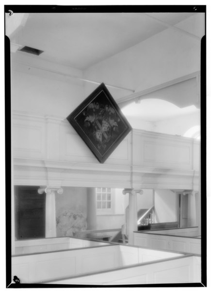 File:Historic American Buildings Survey Photographer Thomas T. Waterman June 1939 DETAIL OF WEST GALLERY - St. James' Protestant Episcopal Church, Goose Creek, Berkeley County, SC HABS SC,8-GOOCR,1-6.tif