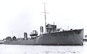 HMS Hardy in 1912