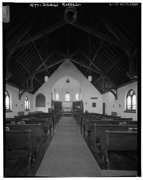 File:INTERIOR OF BRICK CHURCH - Trinity Episcopal Church, 310 East Noble Avenue, Guthrie, Logan County, OK HABS OKLA,42-GUTH,1A-4.tif