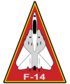 آرم بازوی خلبان هواپیمای گرومن اف-۱۴ تام‌کت نیروی هوایی ارتش