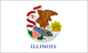 علم ولاية إلينوي State of Illinois