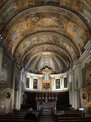 Interior of the church Interior Our Lady of Victory Valletta.jpg