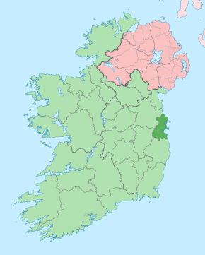 Island of Ireland location map Dublin.svg