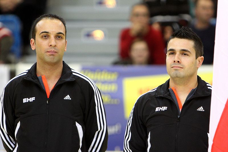 File:Ivan Cacador and Eurico Nicolau, Handball-Referee.jpg