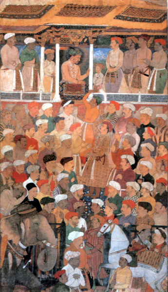 File:Jahangir in Darbar, from the Jahangir-nama, c.1620.jpg