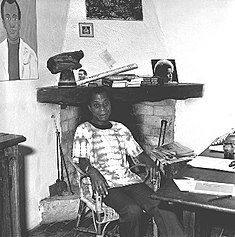 James Baldwin ve svém domě v Saint-Paul-de-Vence