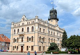 Ayuntamiento y plaza del mercado