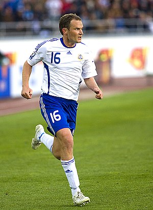 Footballer Jonatan Johansson