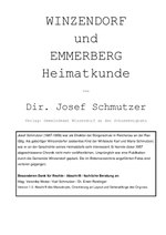 Thumbnail for File:Josef Schmutzer 1957 Winzendorf und Emmerberg Heimatkunde Version 1.0 220316.pdf