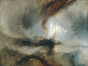 Snow Storm: Steam-Boat off a Harbour's Mouth, c.1842, oil on canvas, Tate Britain