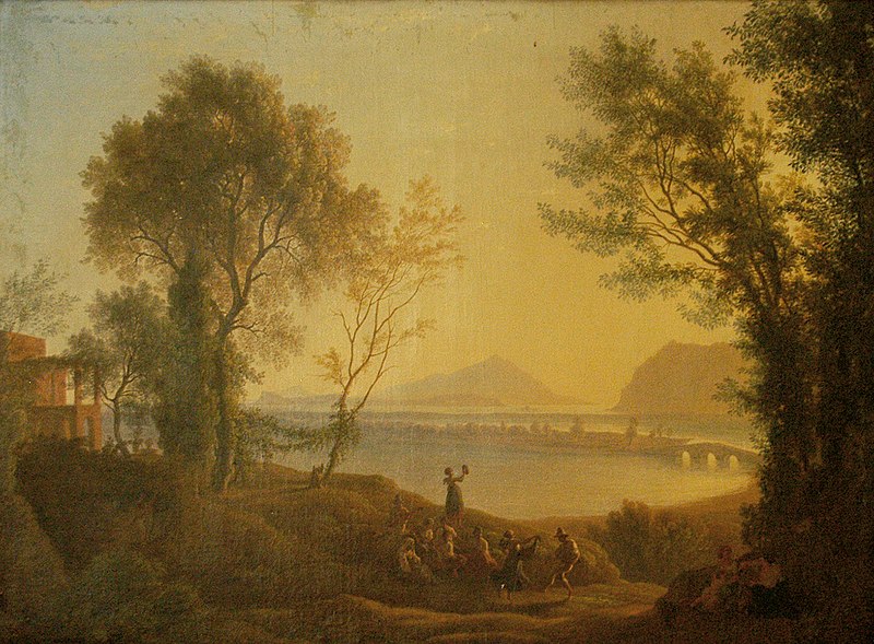 File:Joseph Rebell - Italienische Landschaft mit Sonnenuntergang - 7864 - Kunsthistorisches Museum.jpg