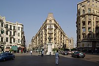 Les quartiers à l'européenne du Caire.Photographie prise en 2010