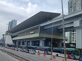 <span class="mw-page-title-main">Kajang station</span> MRT, KTM and ETS integrate in Kuala Lumpur, Malaysia