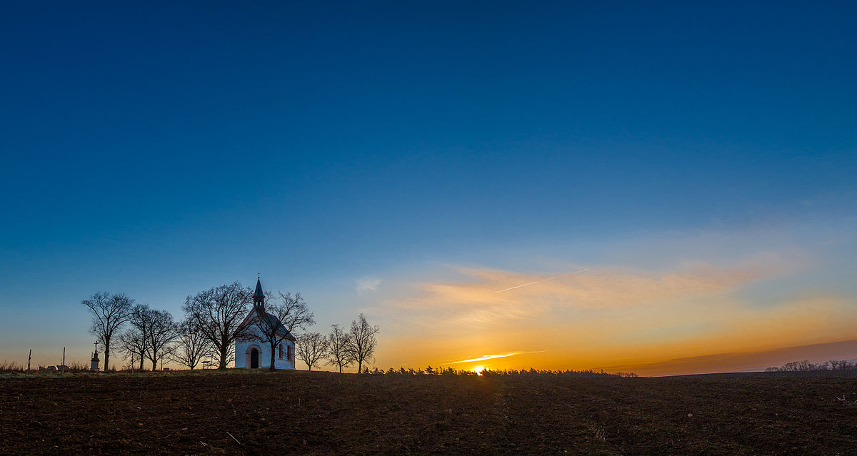 Chapel of the Virgin Mary of the Help in Brno-Líšeň, southern Moravia. Photograph: Jan.klvac Licensing: cc-by-sa-4.0