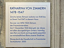 Katharina von Zimmern - Haus zum Mohrenkopf - Neumarkt 13 29. 10. 2014 11-10-54 (P7800) .JPG