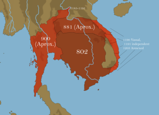 <span class="mw-page-title-main">Khmer Empire</span> 802–1431 empire in Southeast Asia