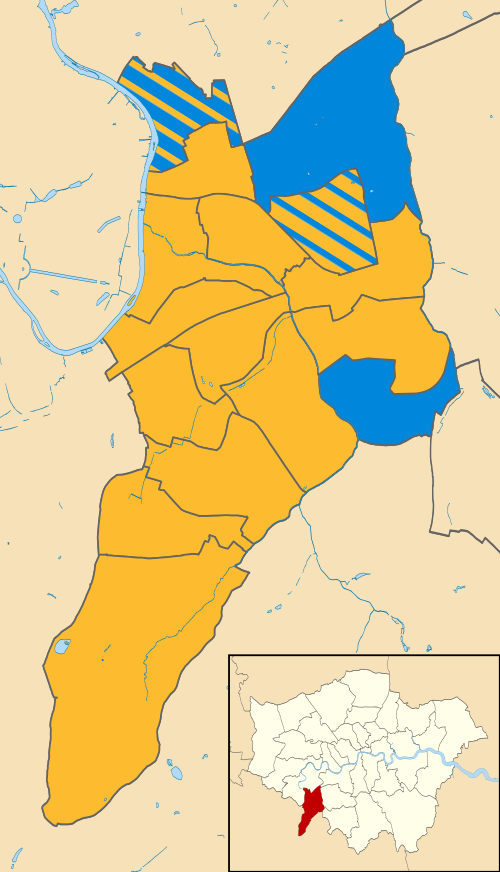 Kingston upon Thames London UK local election 2018 map.svg