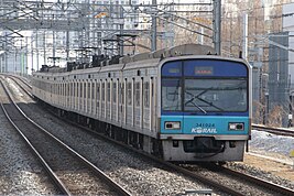 Korail Line 4 train at Geumjeong.JPG