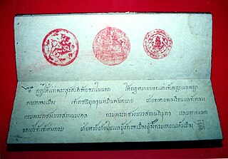 <span class="mw-page-title-main">Palace Law</span> Class of historic Thai legal texts
