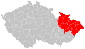 severomoravský kraj mapa Severomoravský kraj – Wikipedie severomoravský kraj mapa