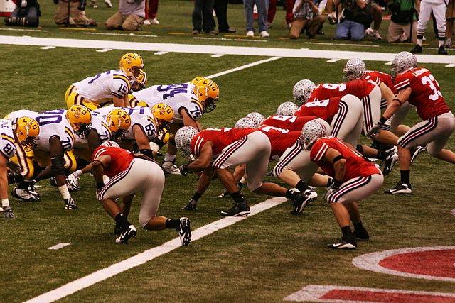 LSU vs. Ohio State in the 2008 BCS National Championship Game
