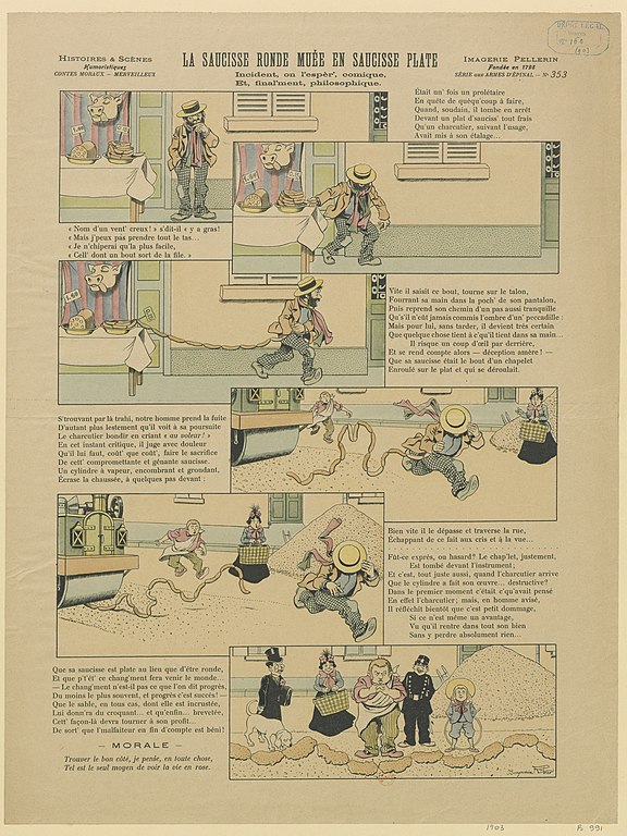 File La Saucisse Ronde Muee En Saucisse Plate Jpg Wikimedia Commons