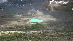 A Lac des Évettes cikk illusztráló képe