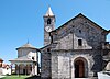 Chiesa di SS Gervasio e Protasio (right) and Baptistery (''Battistero'', left)