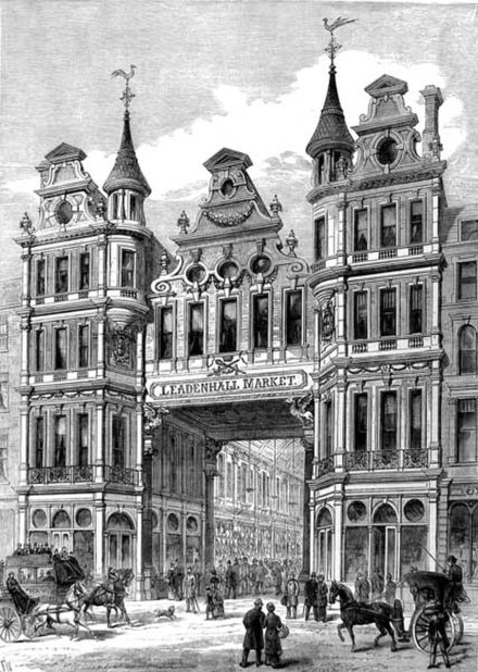 Main entrance from the Illustrated London News, 1881