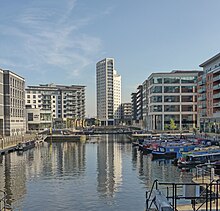 Leeds Dock, looking southeast Leeds Dock (17061248608).jpg