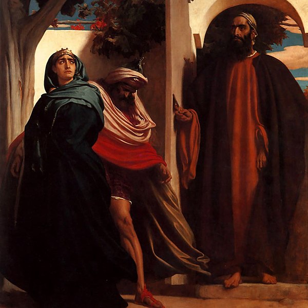 Fișier:Leighton, Frederic - Jezabel and Ahab - c.1863.jpg