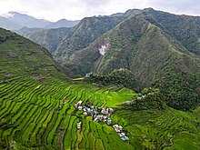 The Ifugao Rice Terraces, built about 2000 years ago represents an illustration of an ancient civilization in the Philippines. Living cultural landscape.jpg