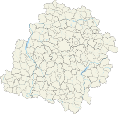 Mapa lokalizacyjna województwa łódzkiego