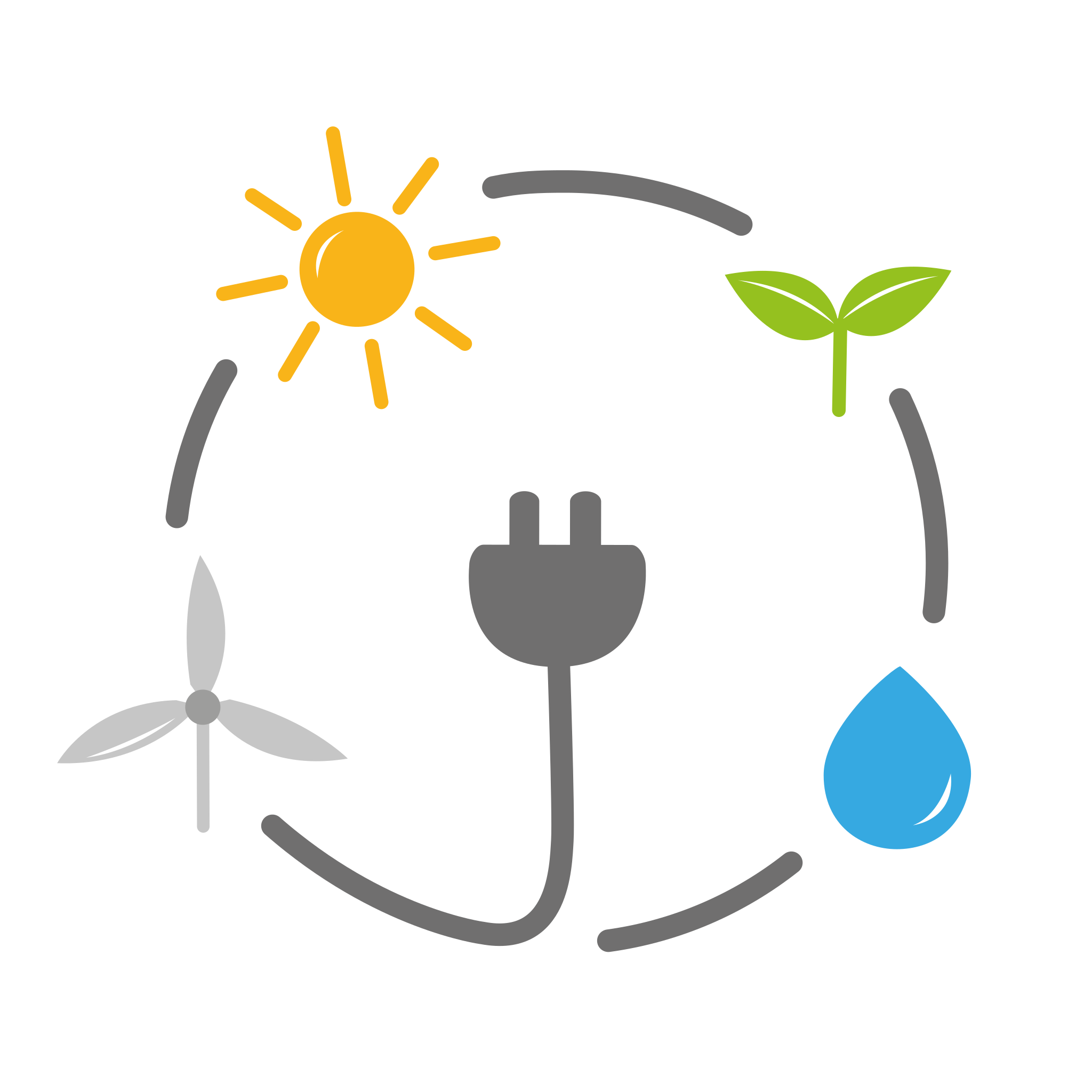 Renewable energy Solar power Business Computer Icons, symbols, text, logo  png | PNGEgg