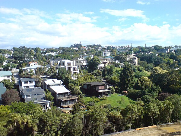 Looking southeast over north Remuera