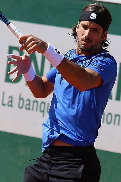 Lopez at the 2021 French Open