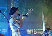 Bilder vom Zelt Musik Festival 2022 in Freiburg im BreisgauDer Auftritt von Lotte im Spiegelzelt