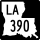 Louisiana Highway 390 Markierung