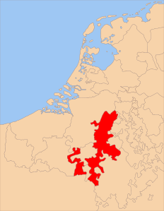 Vescovato di Liegi - Localizzazione