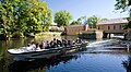 The Park offers boat tours of the historic Lowell Canal System