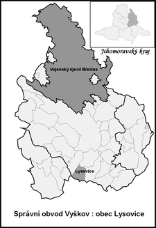 Lysovice na mapě