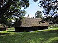 English: Ethnographic Park in Olsztynek - 32d. A late 19th century drying and bath from Pempen (currently Pempiai on Lithuania). Polski: MBL Olsztynek - 32d. Suszarnia z łaźnią z Pempen (obecnie Pempiai na Litwie), 2 poł XIX w., kopia